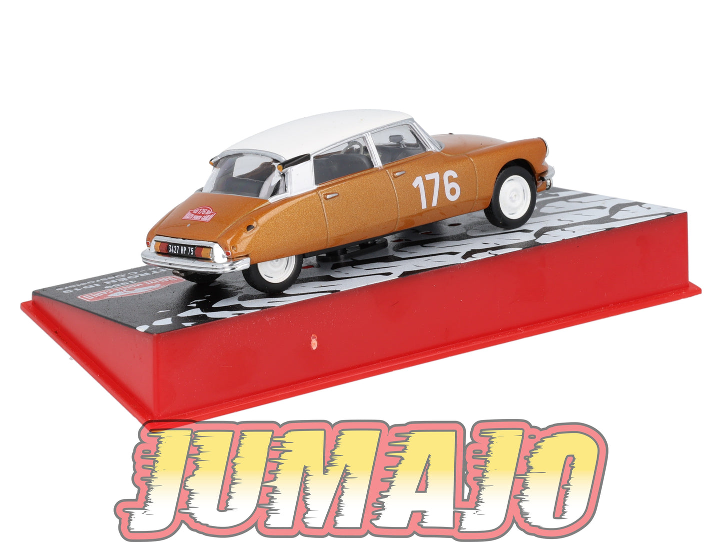RMC57 Voiture 1/43 IXO Altaya Rallye Monte-Carlo CITROEN ID19 1959 #176 P.Coltelloni