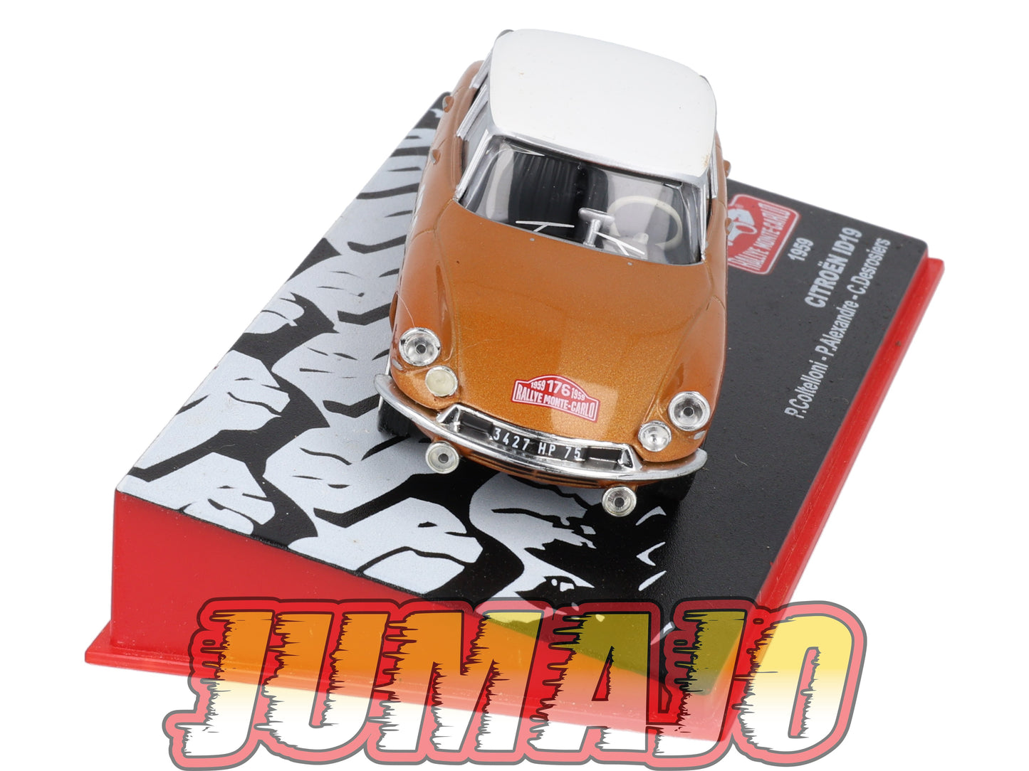 RMC57 Voiture 1/43 IXO Altaya Rallye Monte-Carlo CITROEN ID19 1959 #176 P.Coltelloni