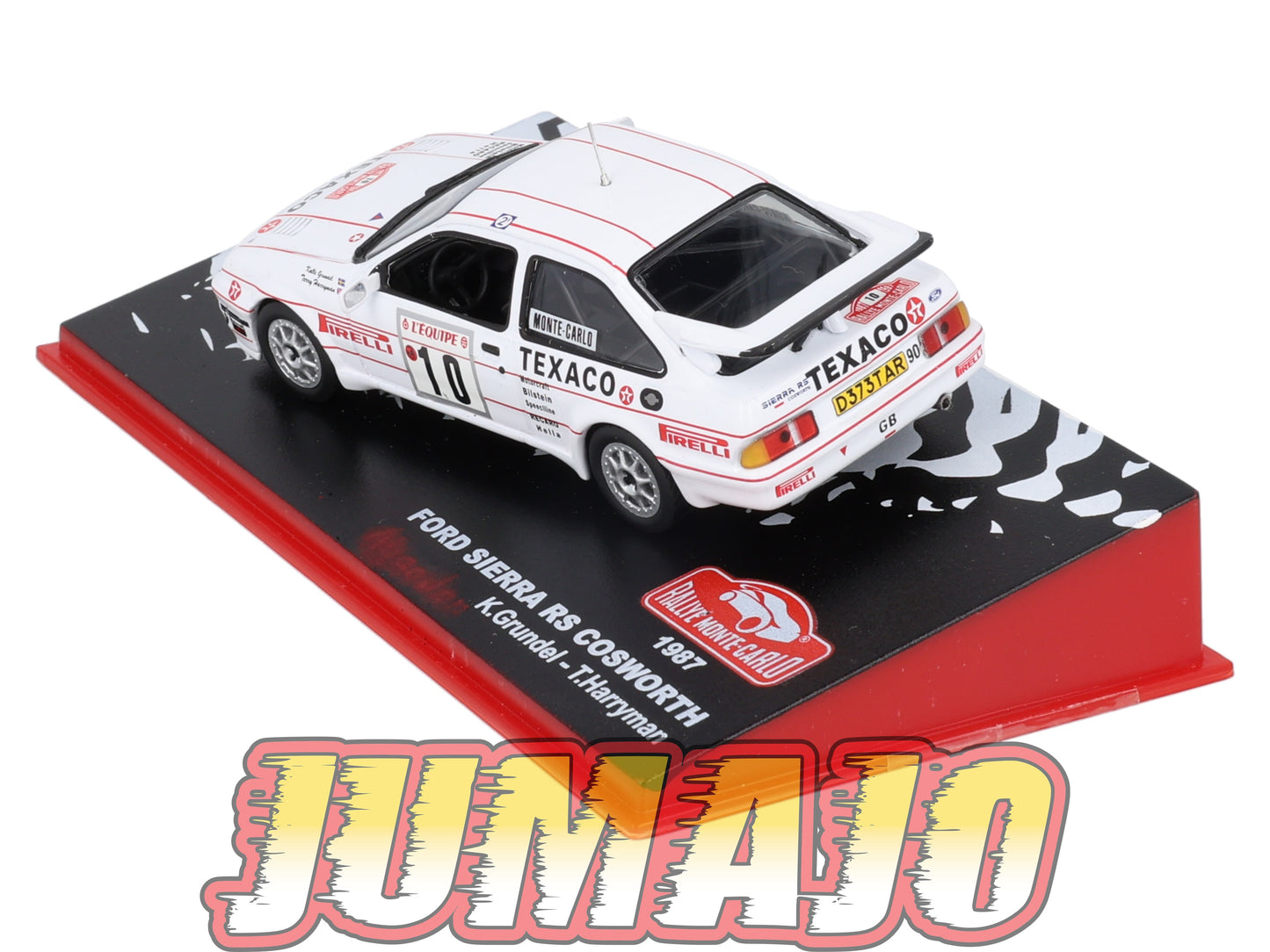 RMC58 Voiture 1/43 IXO Altaya Rallye Monte-Carlo FORD Sierra RS Cosworth 1987 #10 K.Grundel