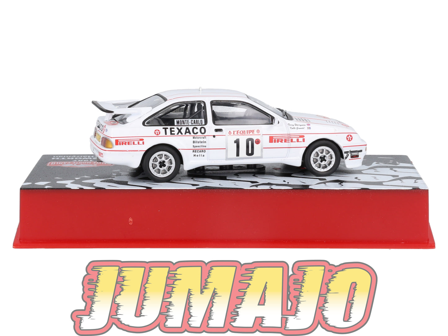 RMC58 Voiture 1/43 IXO Altaya Rallye Monte-Carlo FORD Sierra RS Cosworth 1987 #10 K.Grundel