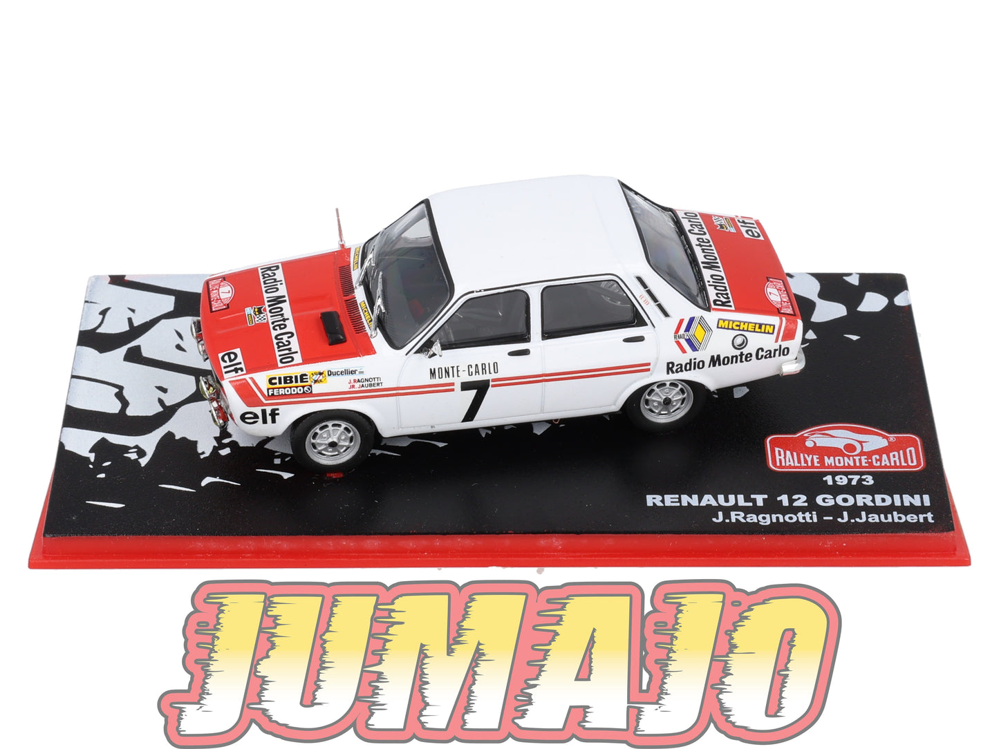 RMC59 Voiture 1/43 IXO Altaya Rallye Monte-carlo RENAULT 12 Gordini 1973 #7 J.Ragnotti