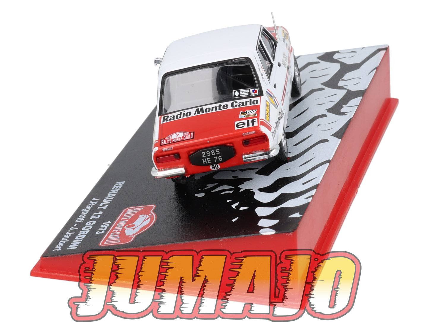 RMC59 Voiture 1/43 IXO Altaya Rallye Monte-carlo RENAULT 12 Gordini 1973 #7 J.Ragnotti