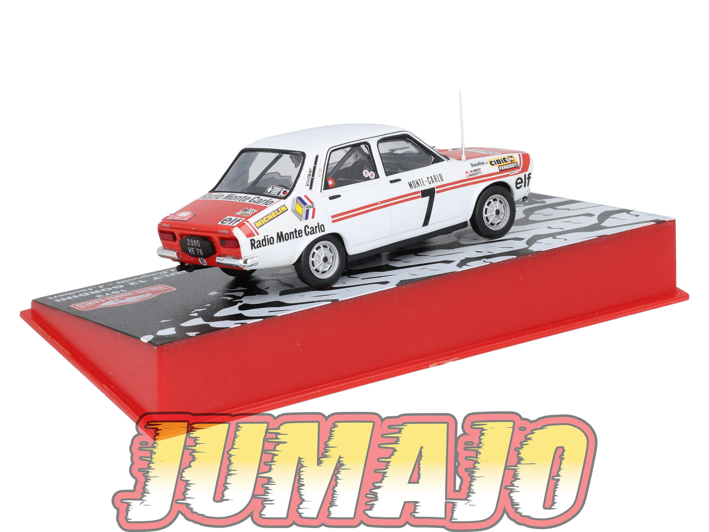 RMC59 Voiture 1/43 IXO Altaya Rallye Monte-carlo RENAULT 12 Gordini 1973 #7 J.Ragnotti