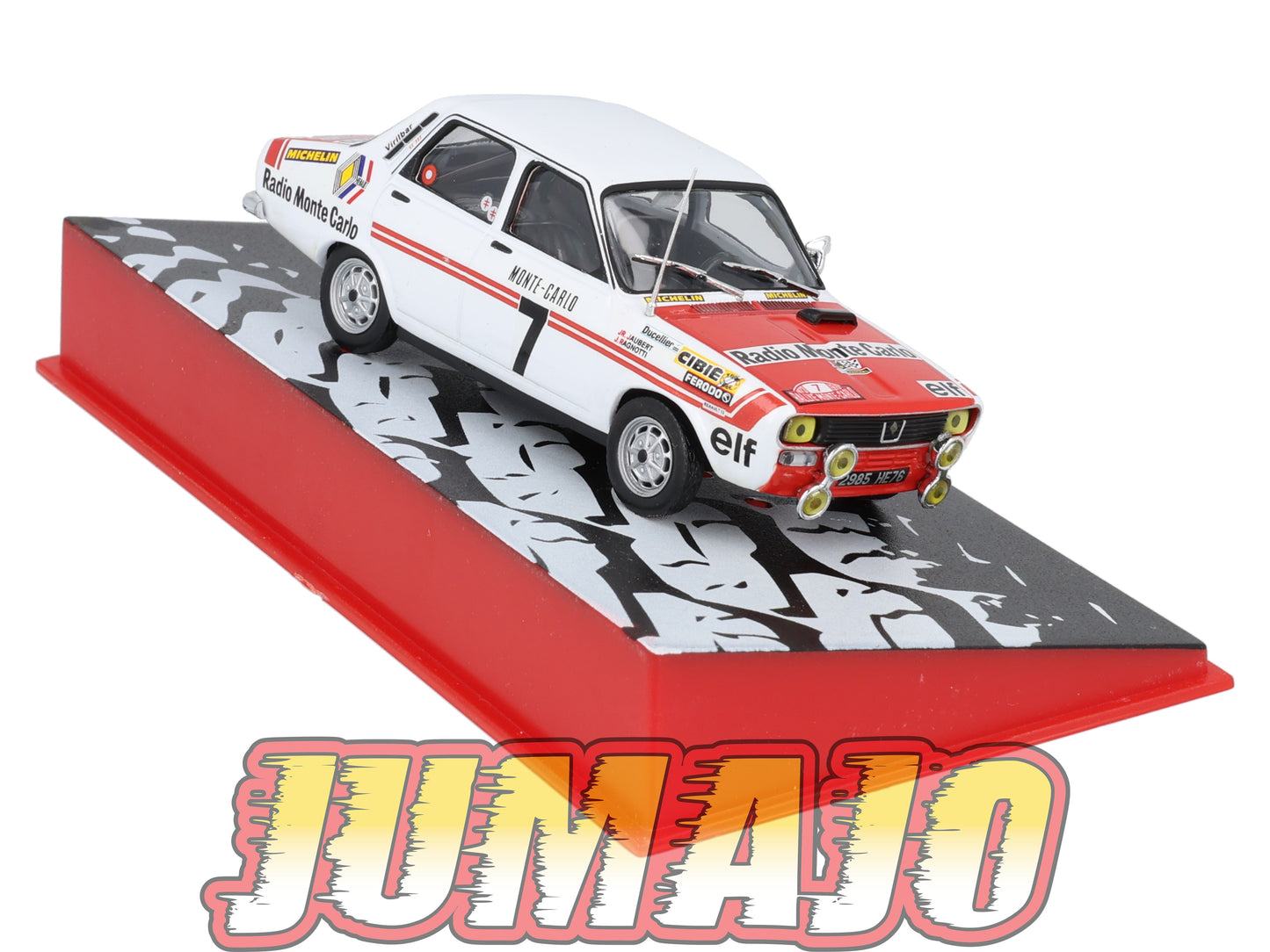 RMC59 Voiture 1/43 IXO Altaya Rallye Monte-carlo RENAULT 12 Gordini 1973 #7 J.Ragnotti