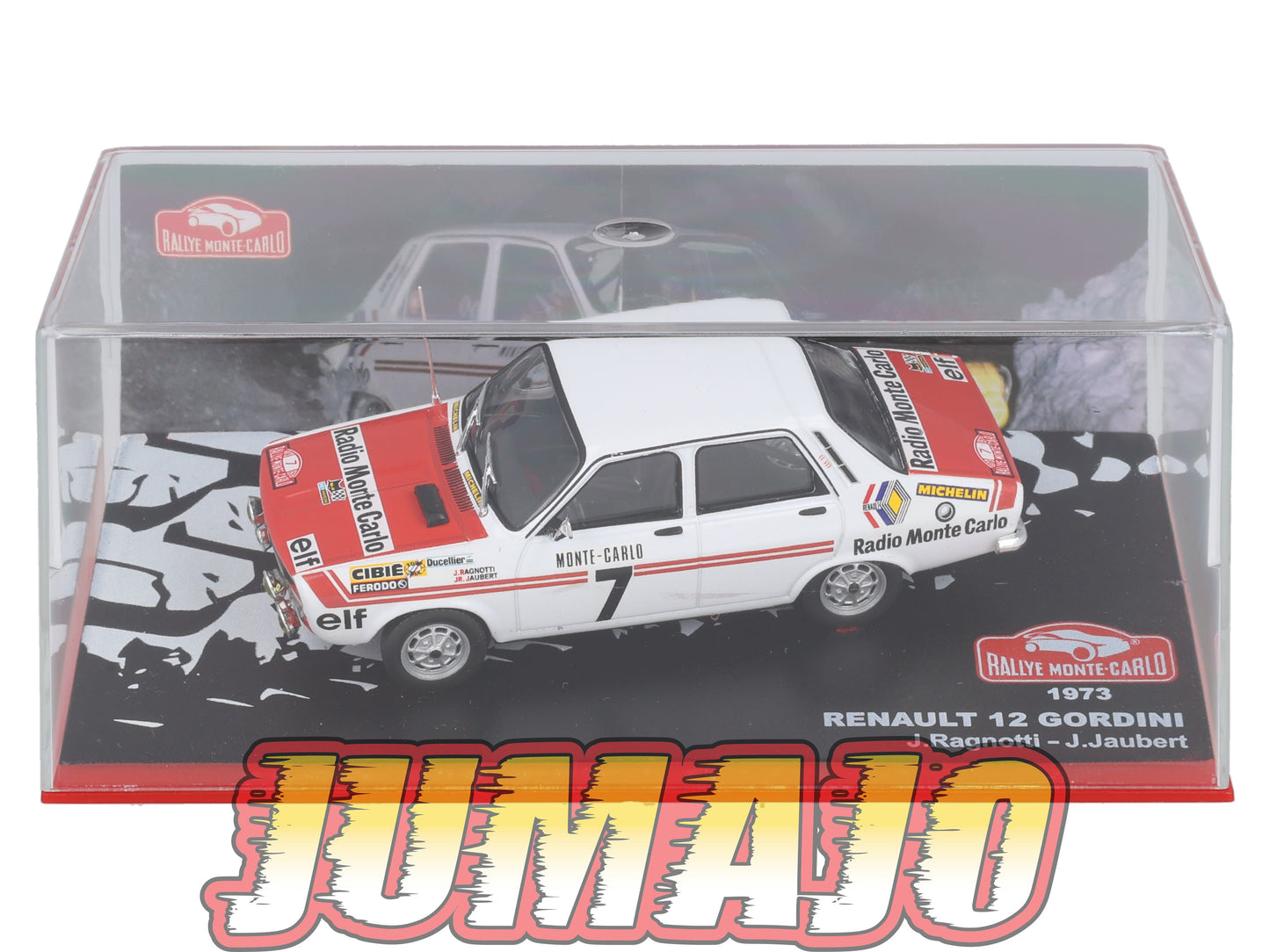 RMC59 Voiture 1/43 IXO Altaya Rallye Monte-carlo RENAULT 12 Gordini 1973 #7 J.Ragnotti
