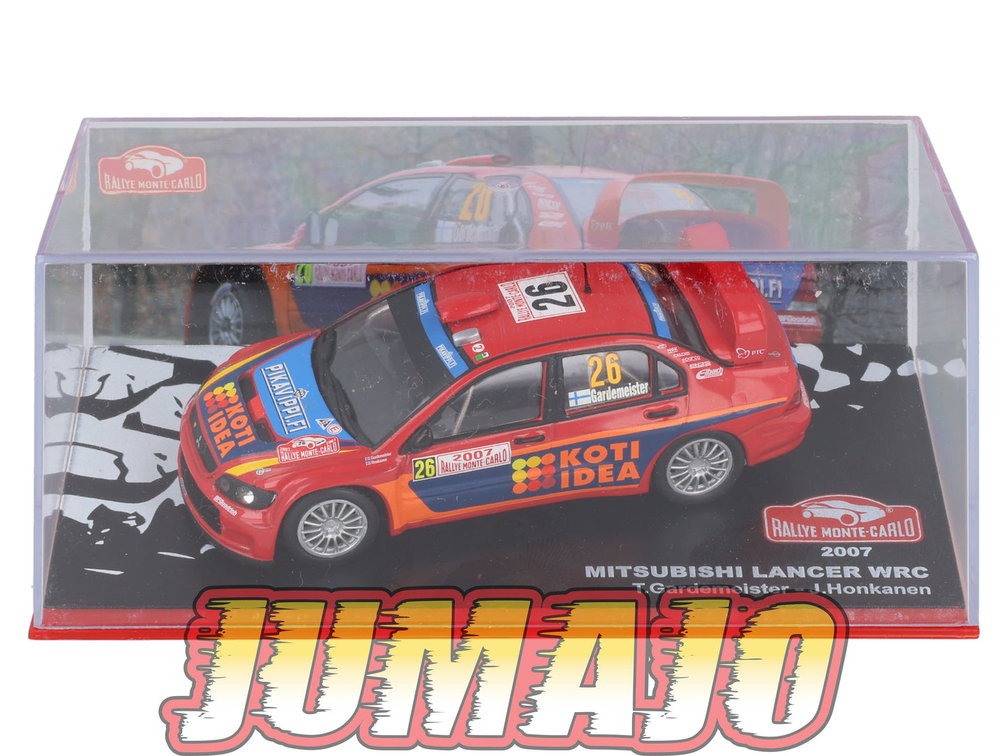 RMC60 Voiture 1/43 IXO Altaya Rallye Monte-Carlo MITSUBISHI Lancer WRC 2007 #26 T.Gardemeister