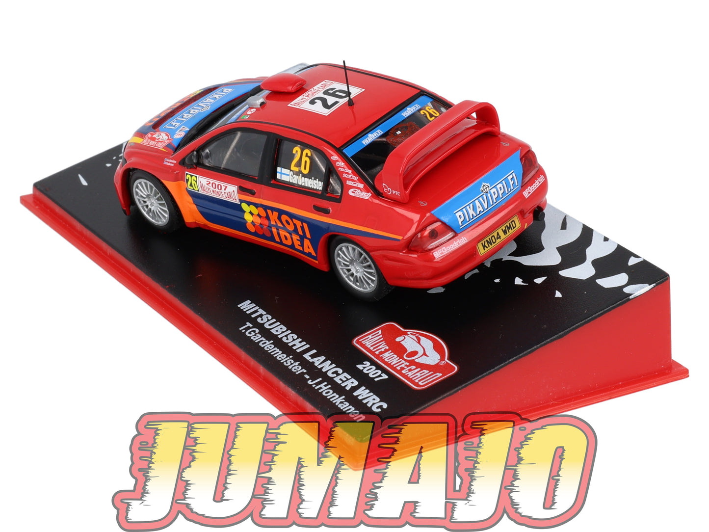 RMC60 Voiture 1/43 IXO Altaya Rallye Monte-Carlo MITSUBISHI Lancer WRC 2007 #26 T.Gardemeister