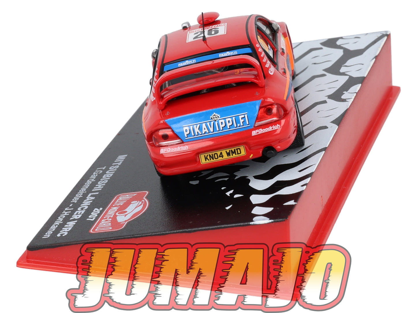 RMC60 Voiture 1/43 IXO Altaya Rallye Monte-Carlo MITSUBISHI Lancer WRC 2007 #26 T.Gardemeister