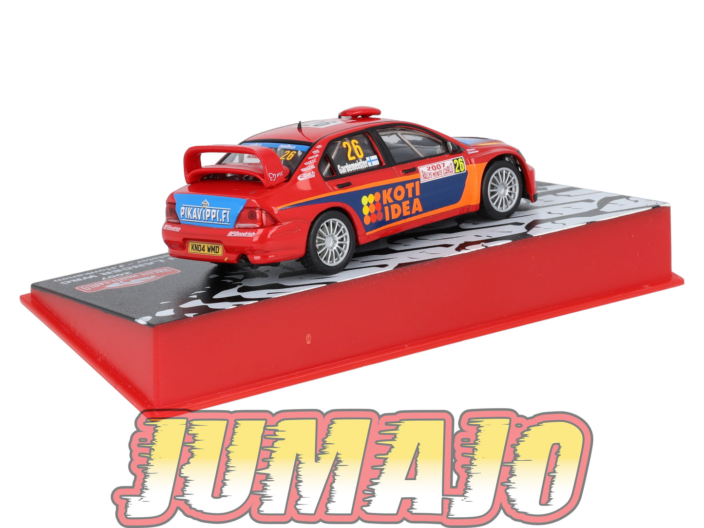RMC60 Voiture 1/43 IXO Altaya Rallye Monte-Carlo MITSUBISHI Lancer WRC 2007 #26 T.Gardemeister