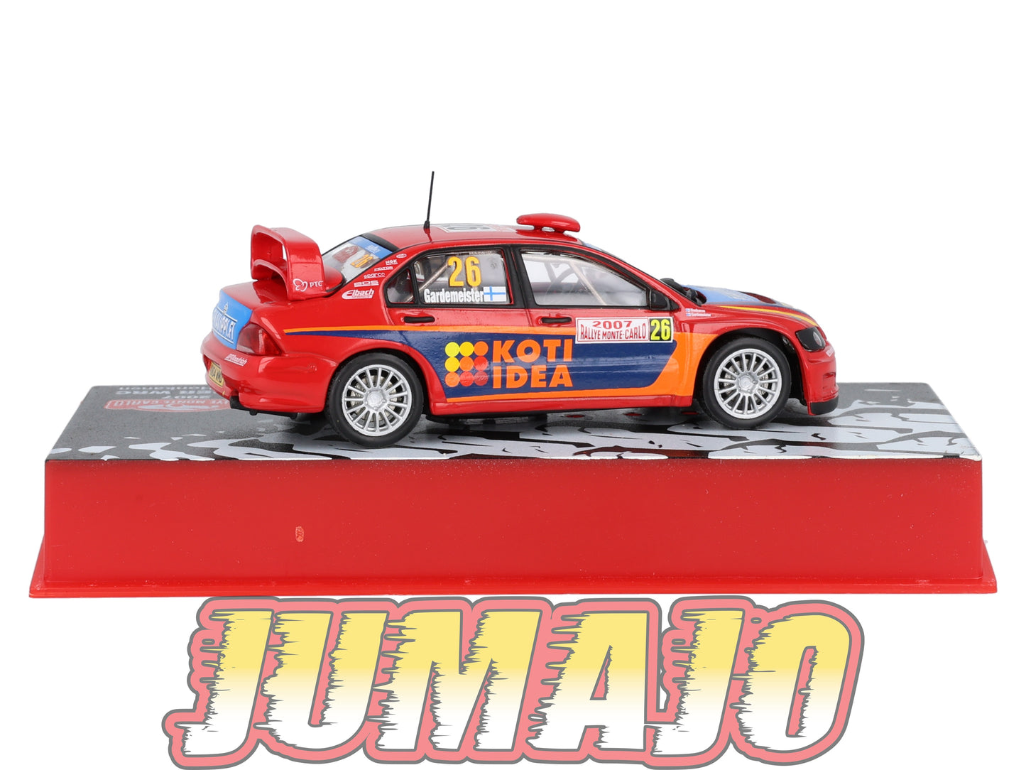 RMC60 Voiture 1/43 IXO Altaya Rallye Monte-Carlo MITSUBISHI Lancer WRC 2007 #26 T.Gardemeister
