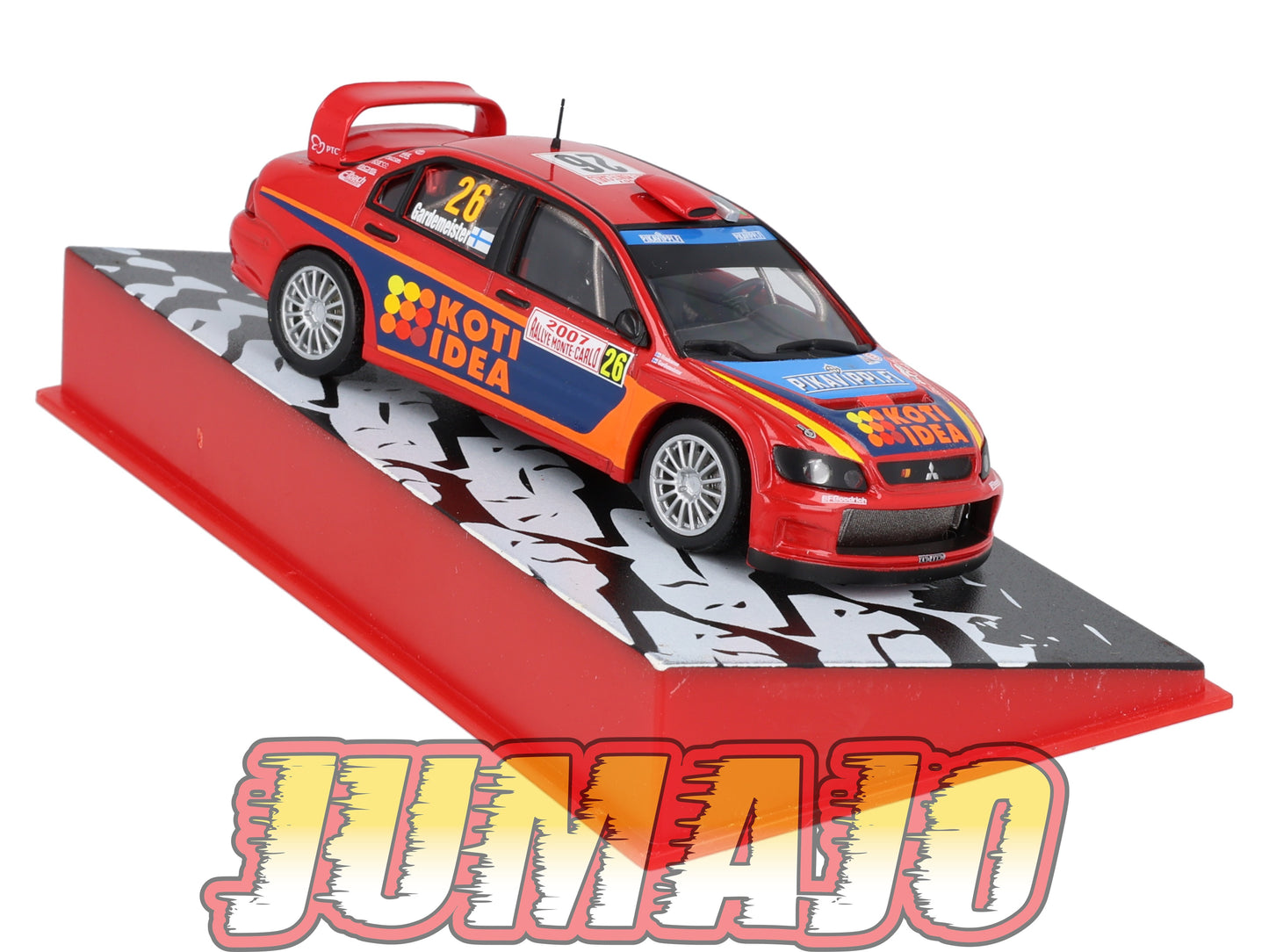 RMC60 Voiture 1/43 IXO Altaya Rallye Monte-Carlo MITSUBISHI Lancer WRC 2007 #26 T.Gardemeister