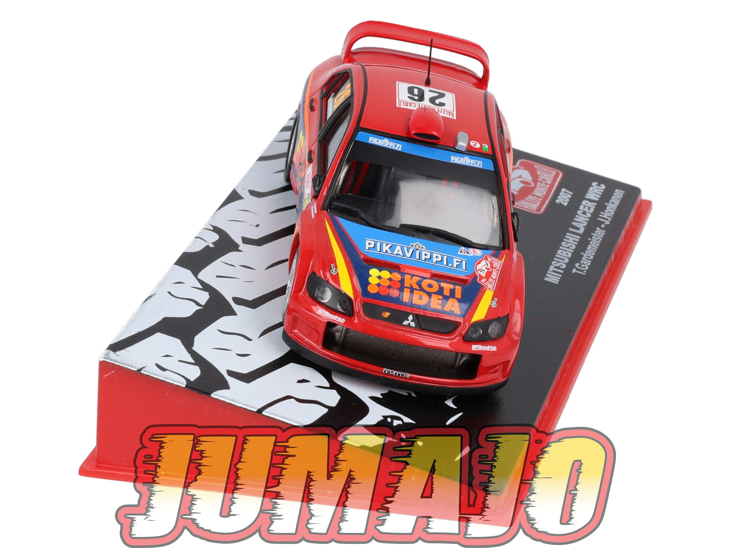 RMC60 Voiture 1/43 IXO Altaya Rallye Monte-Carlo MITSUBISHI Lancer WRC 2007 #26 T.Gardemeister
