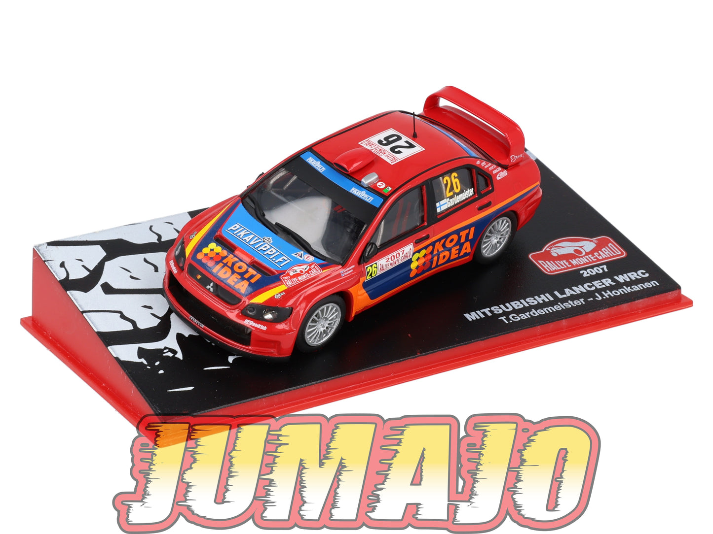 RMC60 Voiture 1/43 IXO Altaya Rallye Monte-Carlo MITSUBISHI Lancer WRC 2007 #26 T.Gardemeister