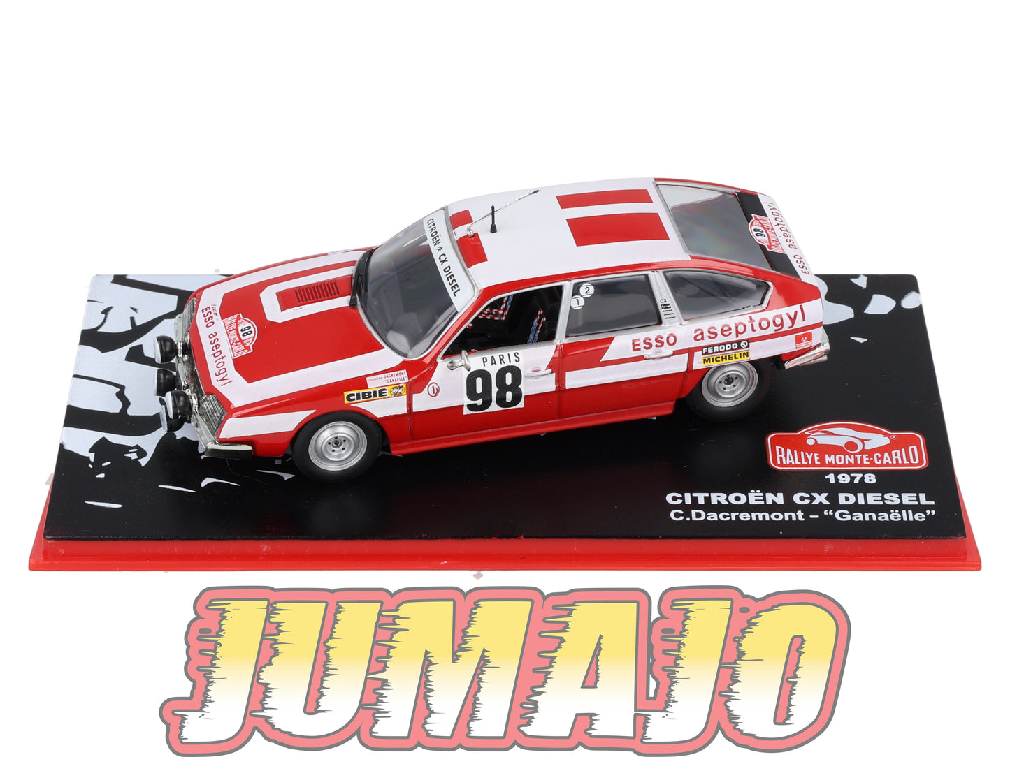 RMC63 Voiture 1/43 IXO Altaya Rallye Monte-carlo CITROËN CX Diesel #98 C.Dacremont 1978