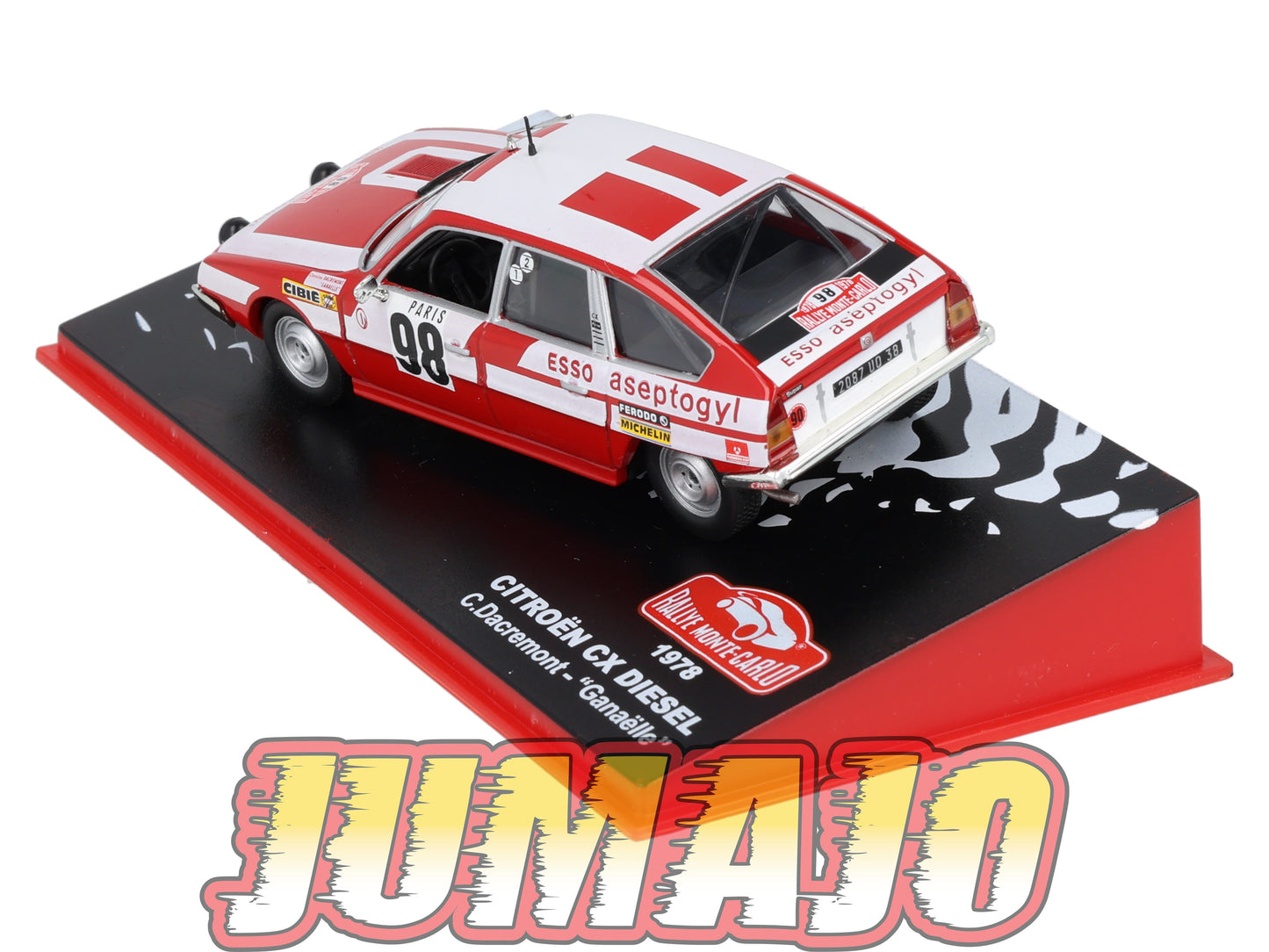 RMC63 Voiture 1/43 IXO Altaya Rallye Monte-carlo CITROËN CX Diesel #98 C.Dacremont 1978