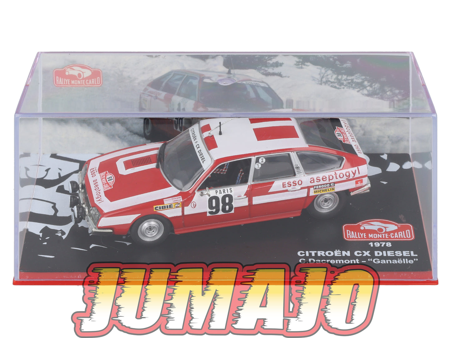 RMC63 Voiture 1/43 IXO Altaya Rallye Monte-carlo CITROËN CX Diesel #98 C.Dacremont 1978