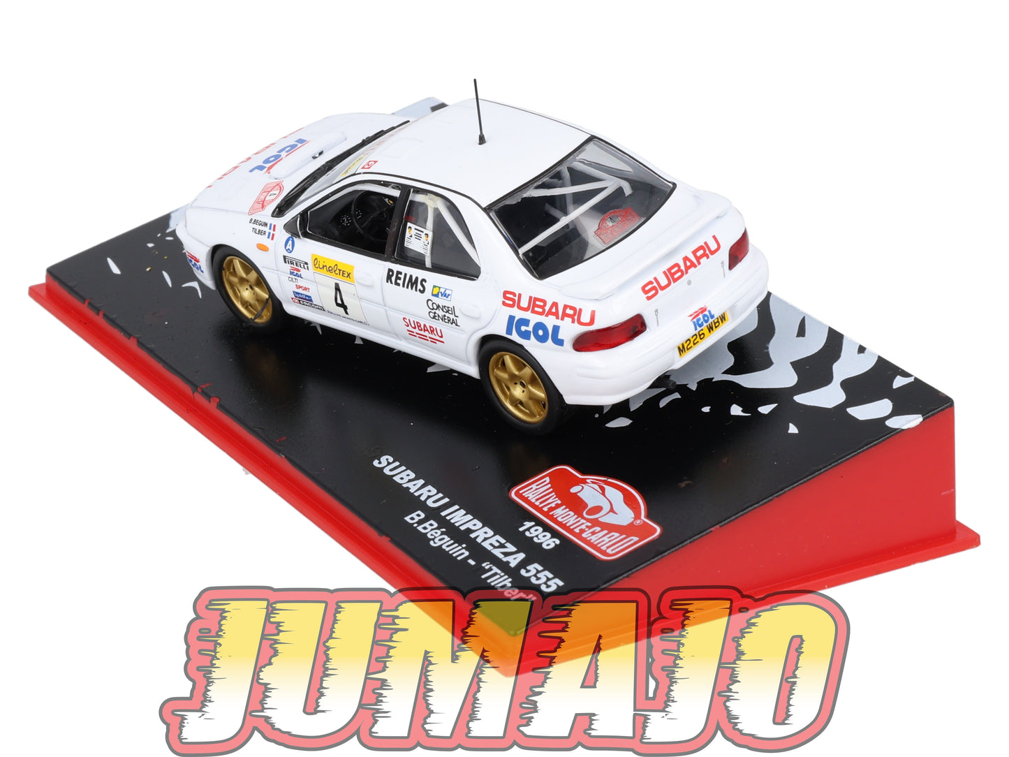 RMC66 Voiture 1/43 IXO Altaya Rallye Monte-carlo SUBARU Impreza 555 #4 B.Béguin 1996