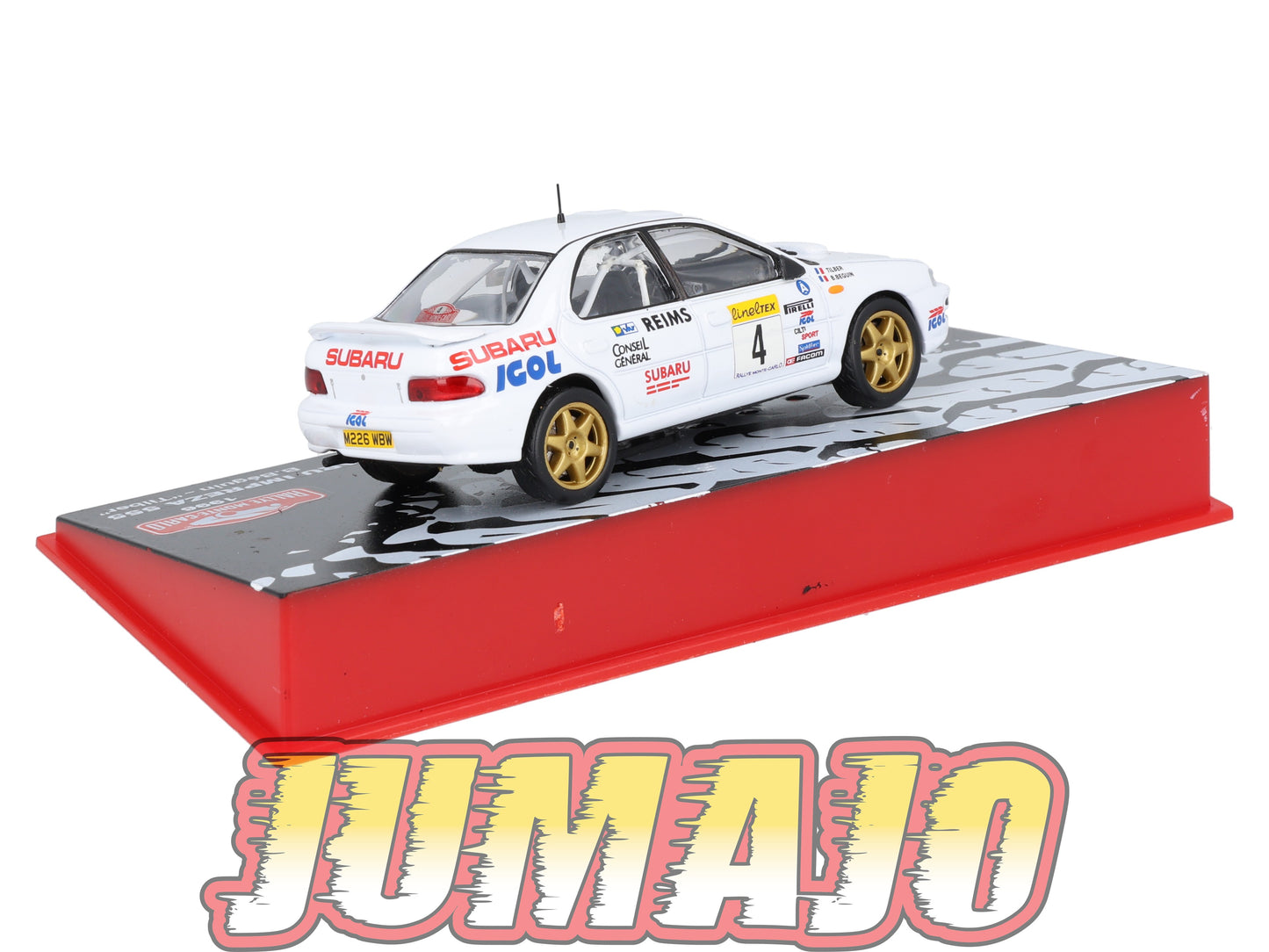RMC66 Voiture 1/43 IXO Altaya Rallye Monte-carlo SUBARU Impreza 555 #4 B.Béguin 1996
