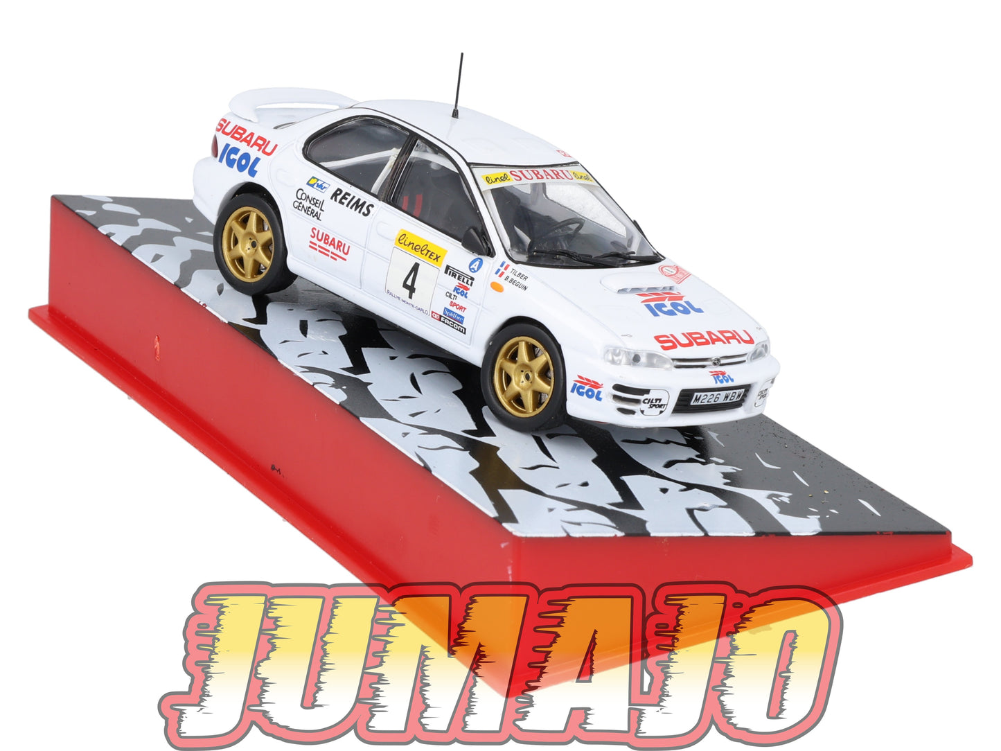 RMC66 Voiture 1/43 IXO Altaya Rallye Monte-carlo SUBARU Impreza 555 #4 B.Béguin 1996