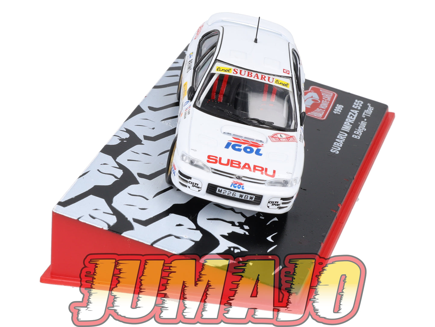 RMC66 Voiture 1/43 IXO Altaya Rallye Monte-carlo SUBARU Impreza 555 #4 B.Béguin 1996