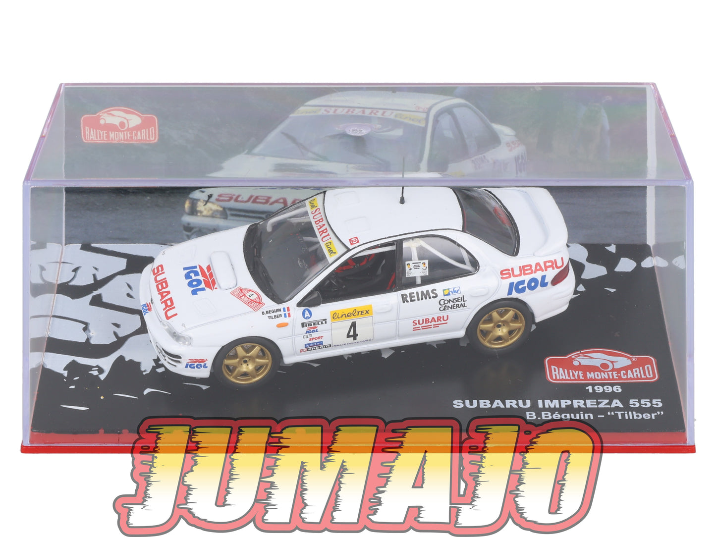 RMC66 Voiture 1/43 IXO Altaya Rallye Monte-carlo SUBARU Impreza 555 #4 B.Béguin 1996