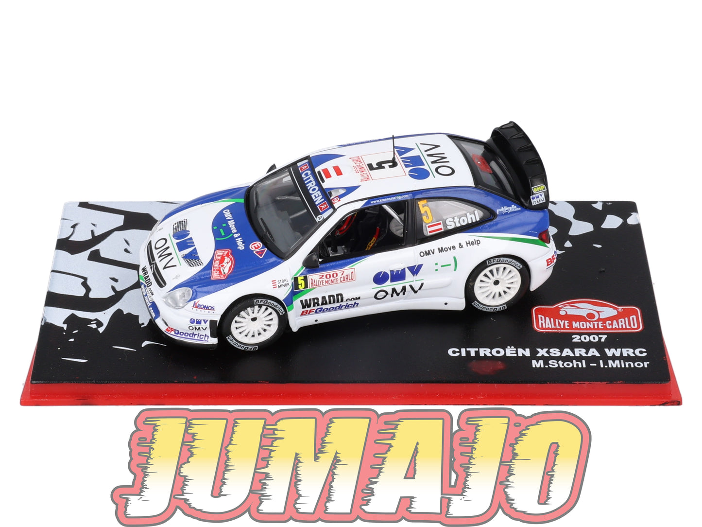 RMC67 Voiture 1/43 IXO Altaya Rallye Monte-Carlo CITROEN Xsara WRC 2007 #5 M.Stohl