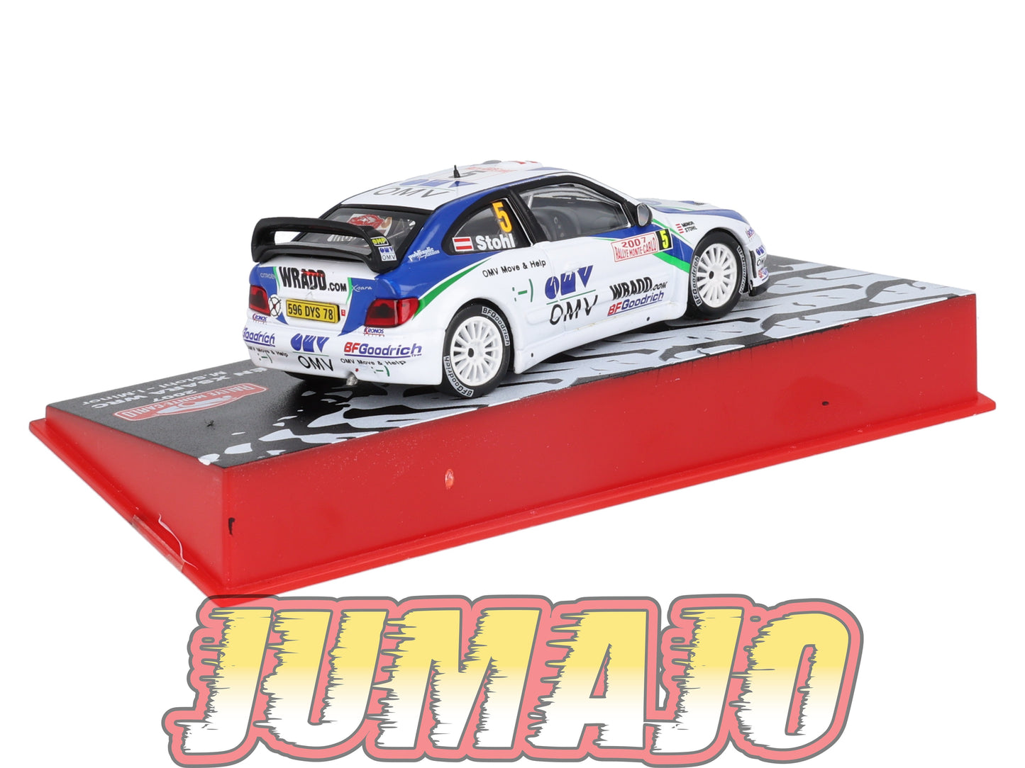 RMC67 Voiture 1/43 IXO Altaya Rallye Monte-Carlo CITROEN Xsara WRC 2007 #5 M.Stohl