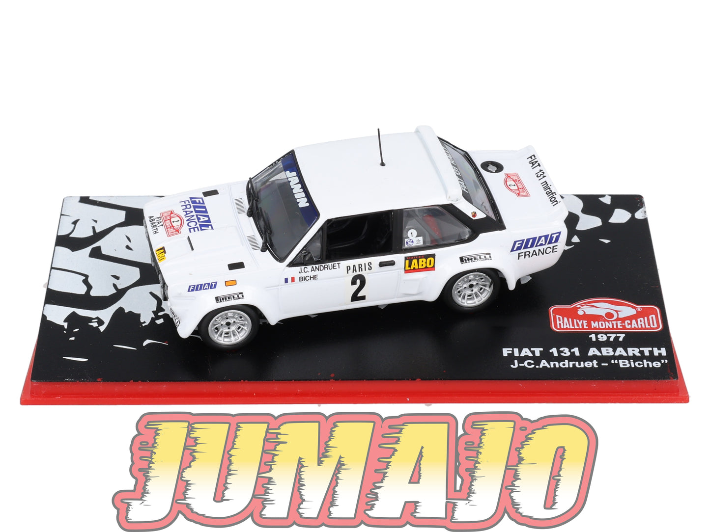 RMC68 Voiture 1/43 IXO Altaya Rallye Monte-carlo FIAT 131 Abarth 1977 #2 J.Andruet Occasion