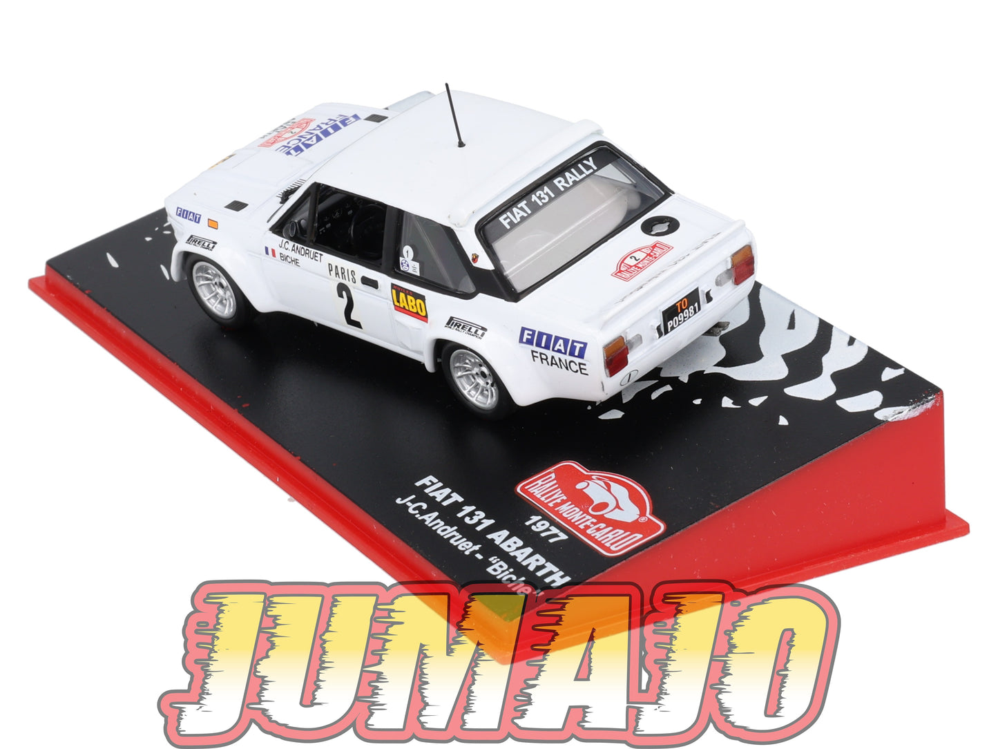 RMC68 Voiture 1/43 IXO Altaya Rallye Monte-carlo FIAT 131 Abarth 1977 #2 J.Andruet Occasion