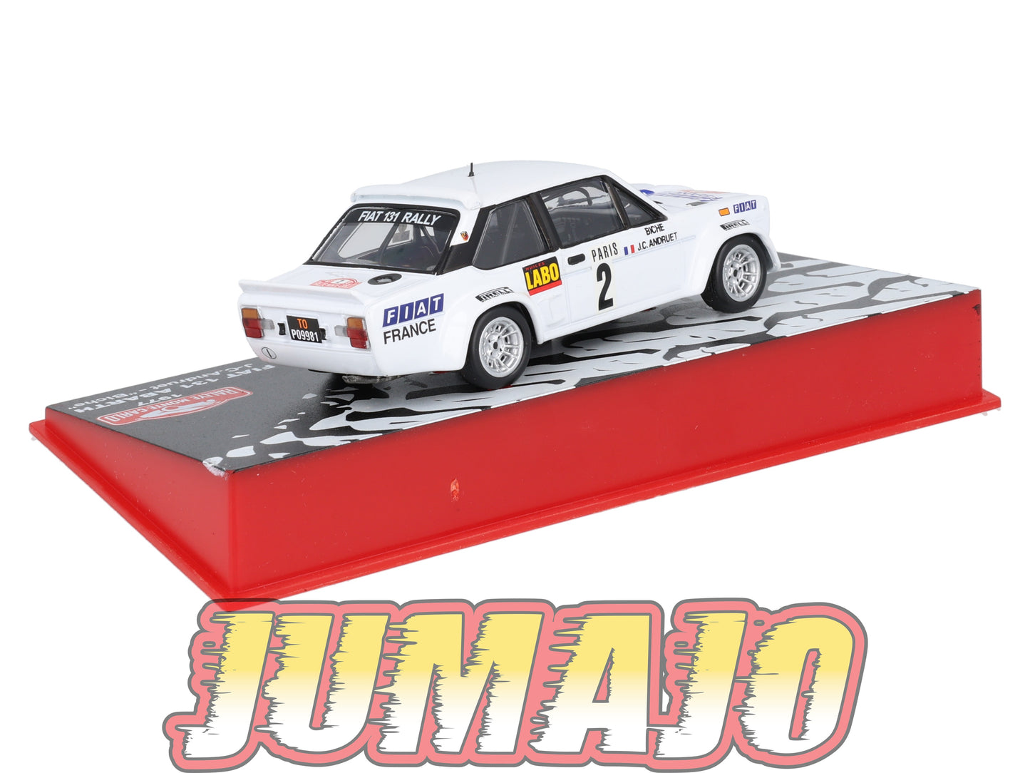 RMC68 Voiture 1/43 IXO Altaya Rallye Monte-carlo FIAT 131 Abarth 1977 #2 J.Andruet Occasion