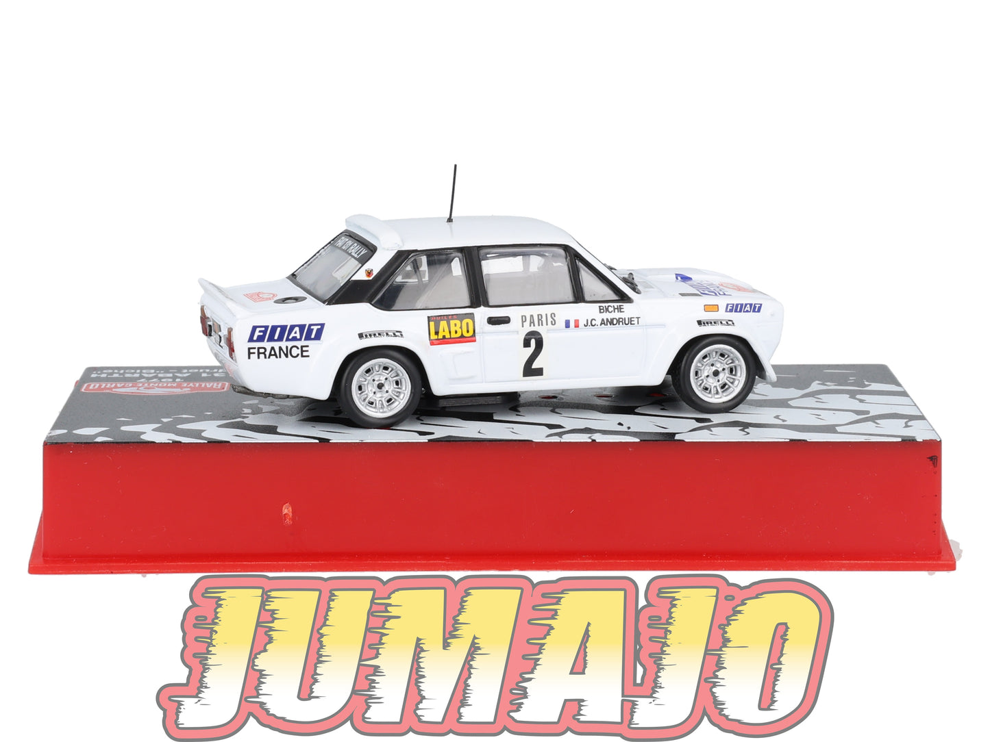 RMC68 Voiture 1/43 IXO Altaya Rallye Monte-carlo FIAT 131 Abarth 1977 #2 J.Andruet Occasion