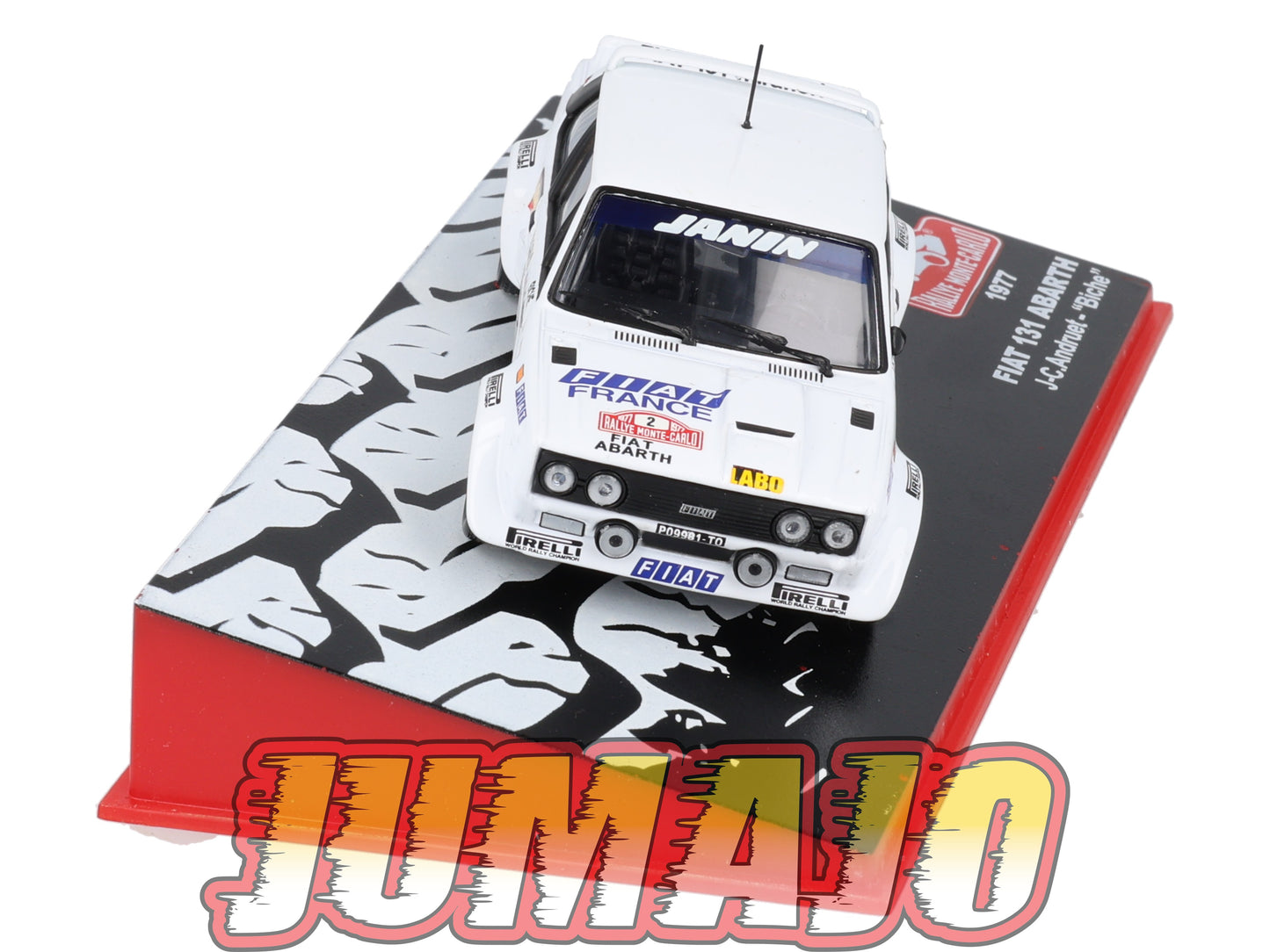 RMC68 Voiture 1/43 IXO Altaya Rallye Monte-carlo FIAT 131 Abarth 1977 #2 J.Andruet Occasion