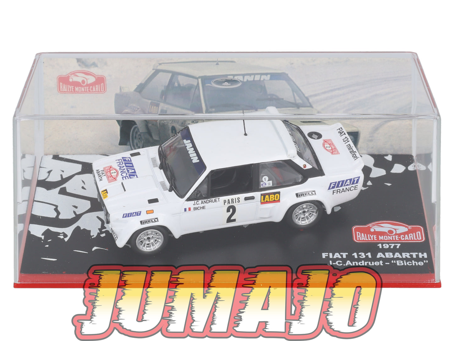 RMC68 Voiture 1/43 IXO Altaya Rallye Monte-carlo FIAT 131 Abarth 1977 #2 J.Andruet Occasion
