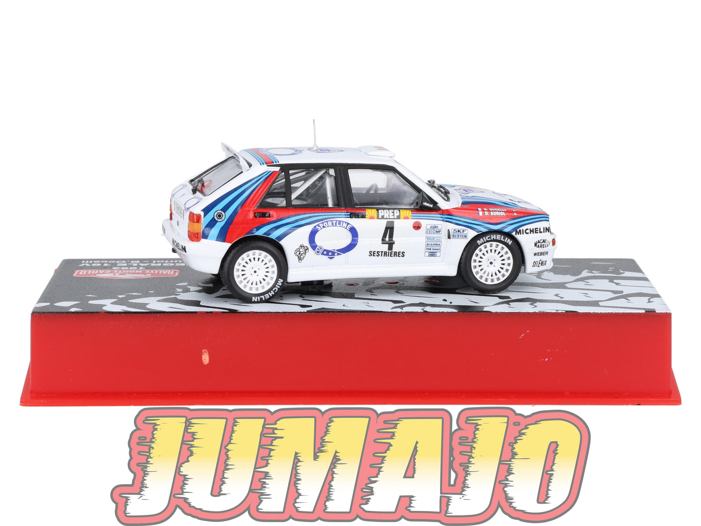 RMC69 Voiture 1/43 IXO Altaya Rallye Monte-Carlo LANCIA Delta Integrale 16V 1992 #4 D.Auriol