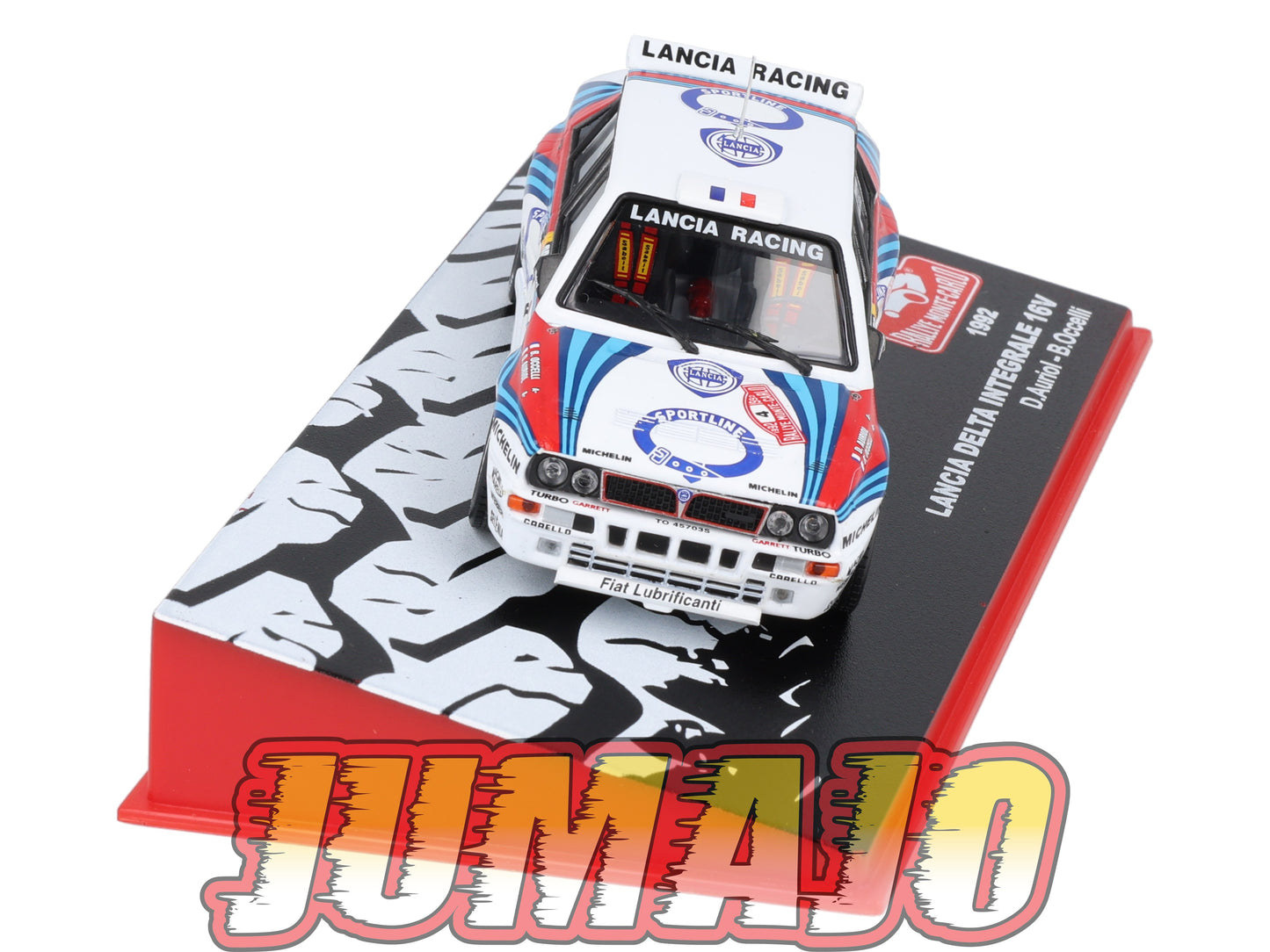 RMC69 Voiture 1/43 IXO Altaya Rallye Monte-Carlo LANCIA Delta Integrale 16V 1992 #4 D.Auriol