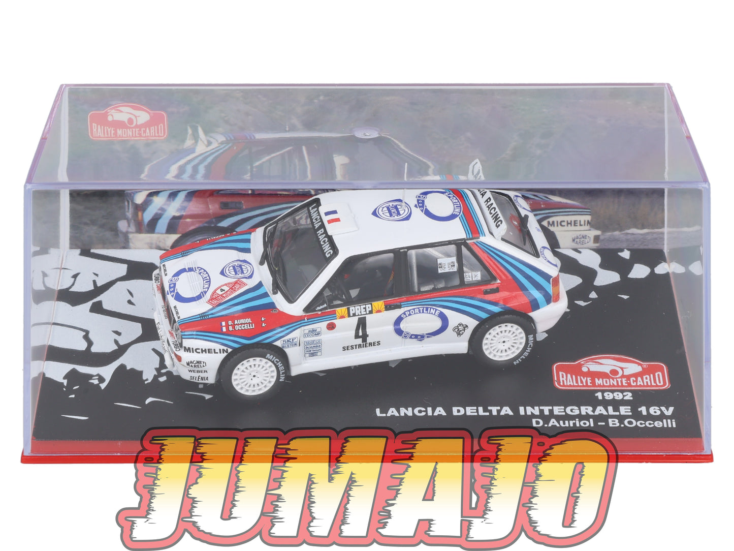 RMC69 Voiture 1/43 IXO Altaya Rallye Monte-Carlo LANCIA Delta Integrale 16V 1992 #4 D.Auriol