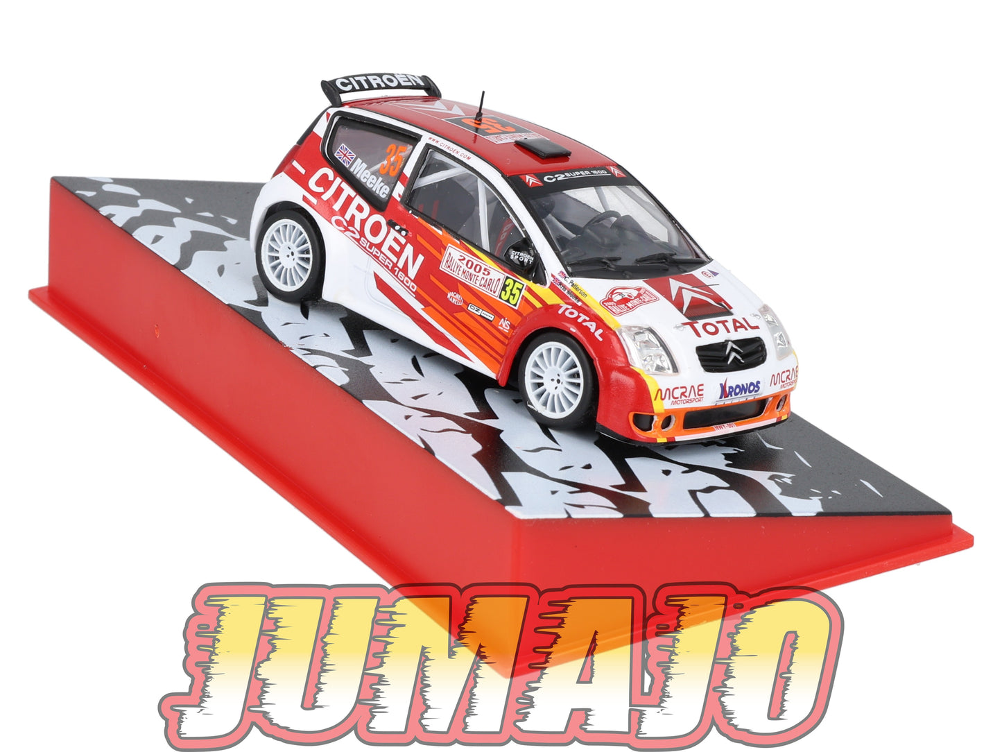 RMC6 Voiture 1/43 IXO Altaya Rallye Monte-Carlo CITROEN C2 2005 #35 K.Meeke
