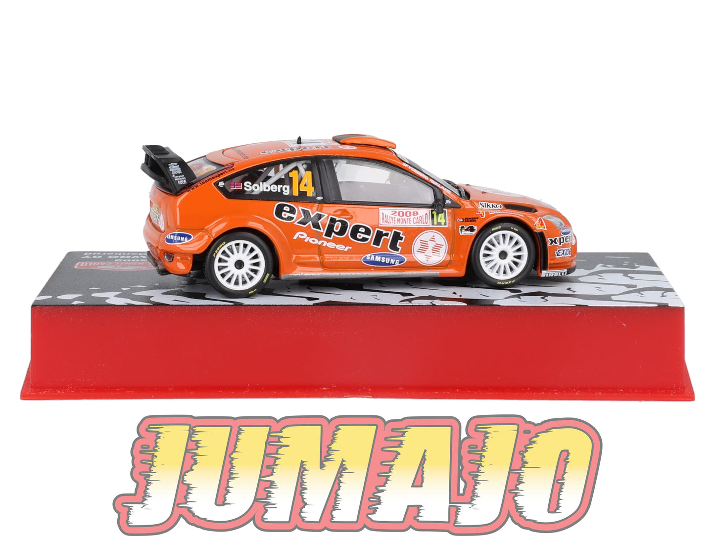 RMC71 Voiture 1/43 IXO Altaya Rallye Monte-Carlo FORD Focus RS WRC 07 2008 #14 H.Solberg