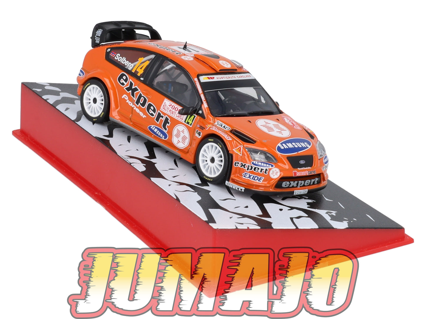 RMC71 Voiture 1/43 IXO Altaya Rallye Monte-Carlo FORD Focus RS WRC 07 2008 #14 H.Solberg