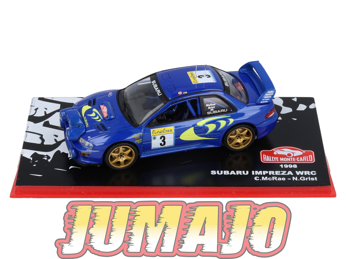 RMC79 Voiture 1/43 IXO Altaya Rallye Monte-Carlo SUBARU Impreza WRC 1998 #3 C.McRae