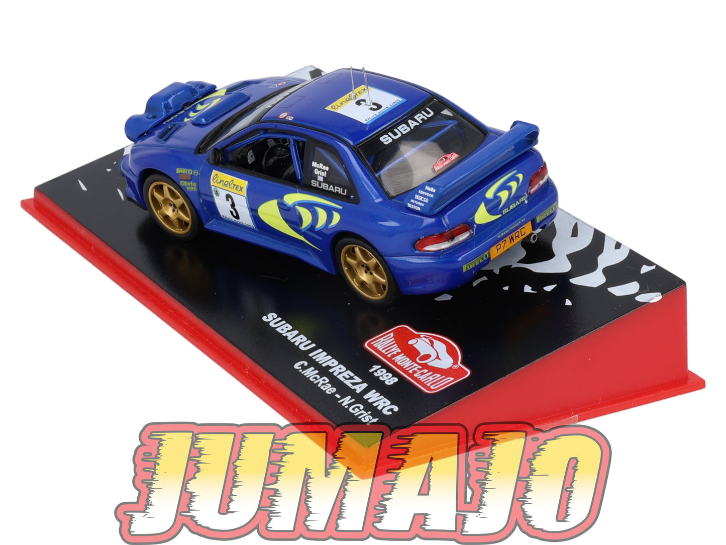 RMC79 Voiture 1/43 IXO Altaya Rallye Monte-Carlo SUBARU Impreza WRC 1998 #3 C.McRae