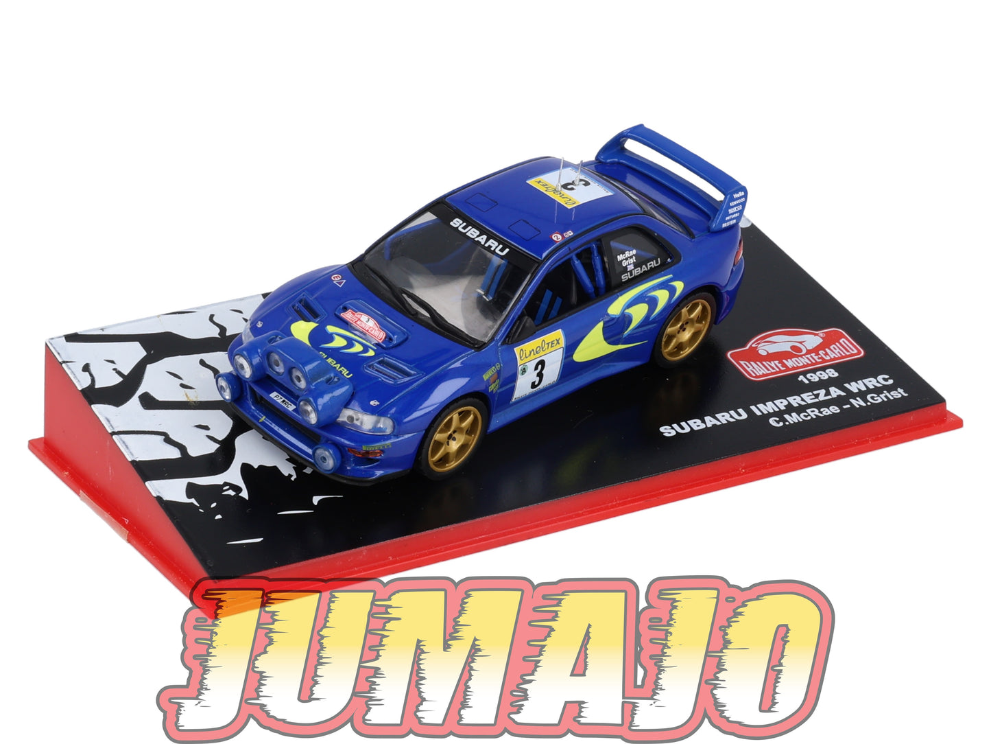 RMC79 Voiture 1/43 IXO Altaya Rallye Monte-Carlo SUBARU Impreza WRC 1998 #3 C.McRae