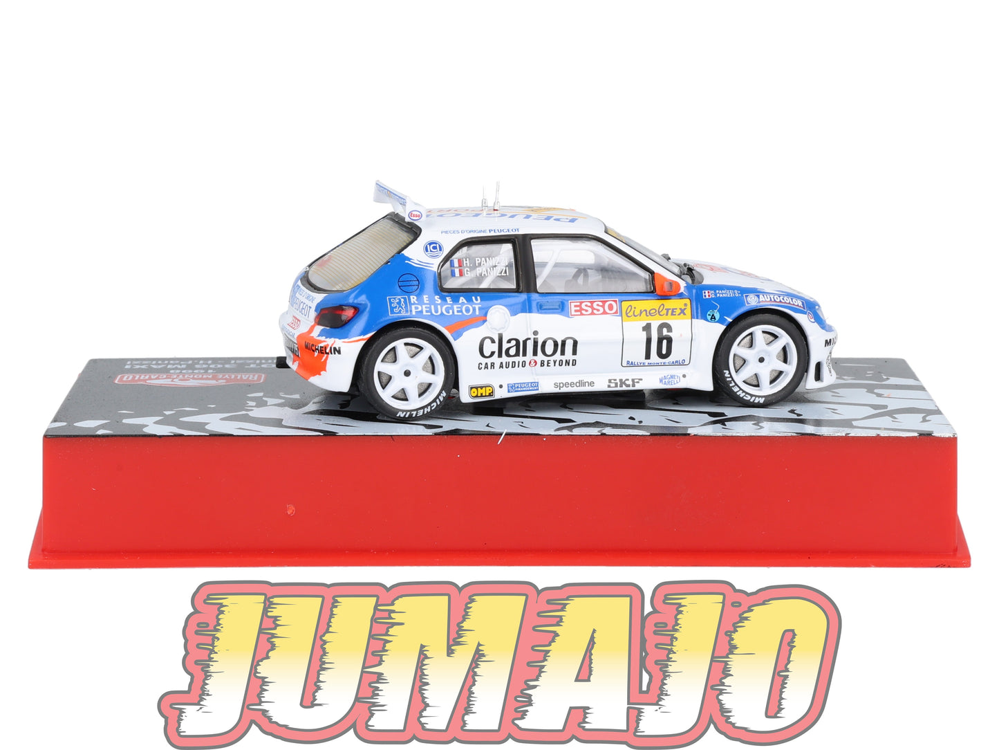 RMC7 Voiture 1/43 IXO Altaya Rallye Monte-carlo PEUGEOT 306 Maxi #16 G.Panizzi 1998