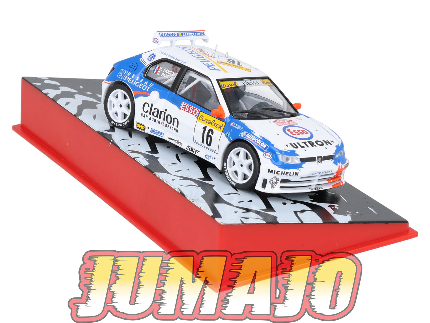 RMC7 Voiture 1/43 IXO Altaya Rallye Monte-carlo PEUGEOT 306 Maxi #16 G.Panizzi 1998