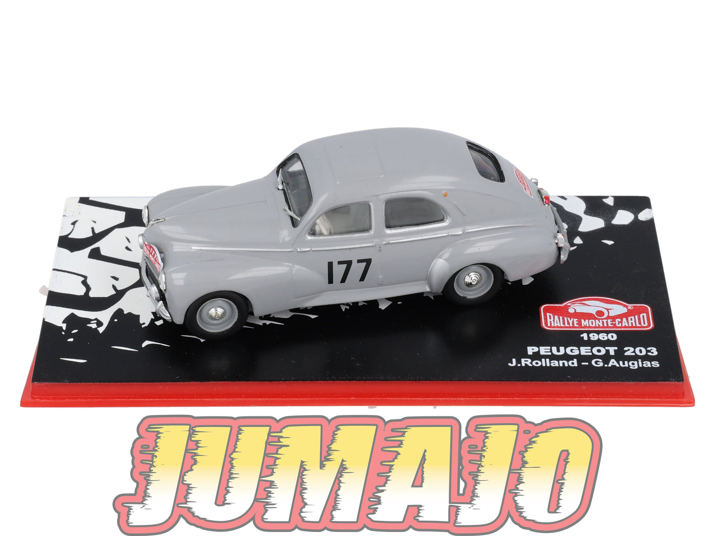 RMC80 voiture 1/43 IXO Altaya Rallye Monte-Carlo PEUGEOT 203 1960 #177 J.Rolland