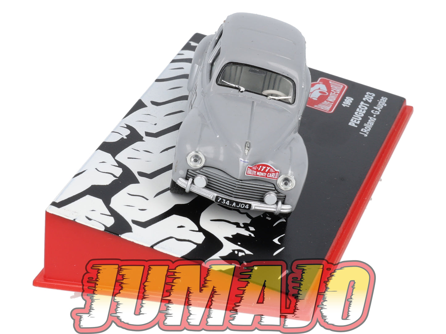 RMC80 voiture 1/43 IXO Altaya Rallye Monte-Carlo PEUGEOT 203 1960 #177 J.Rolland