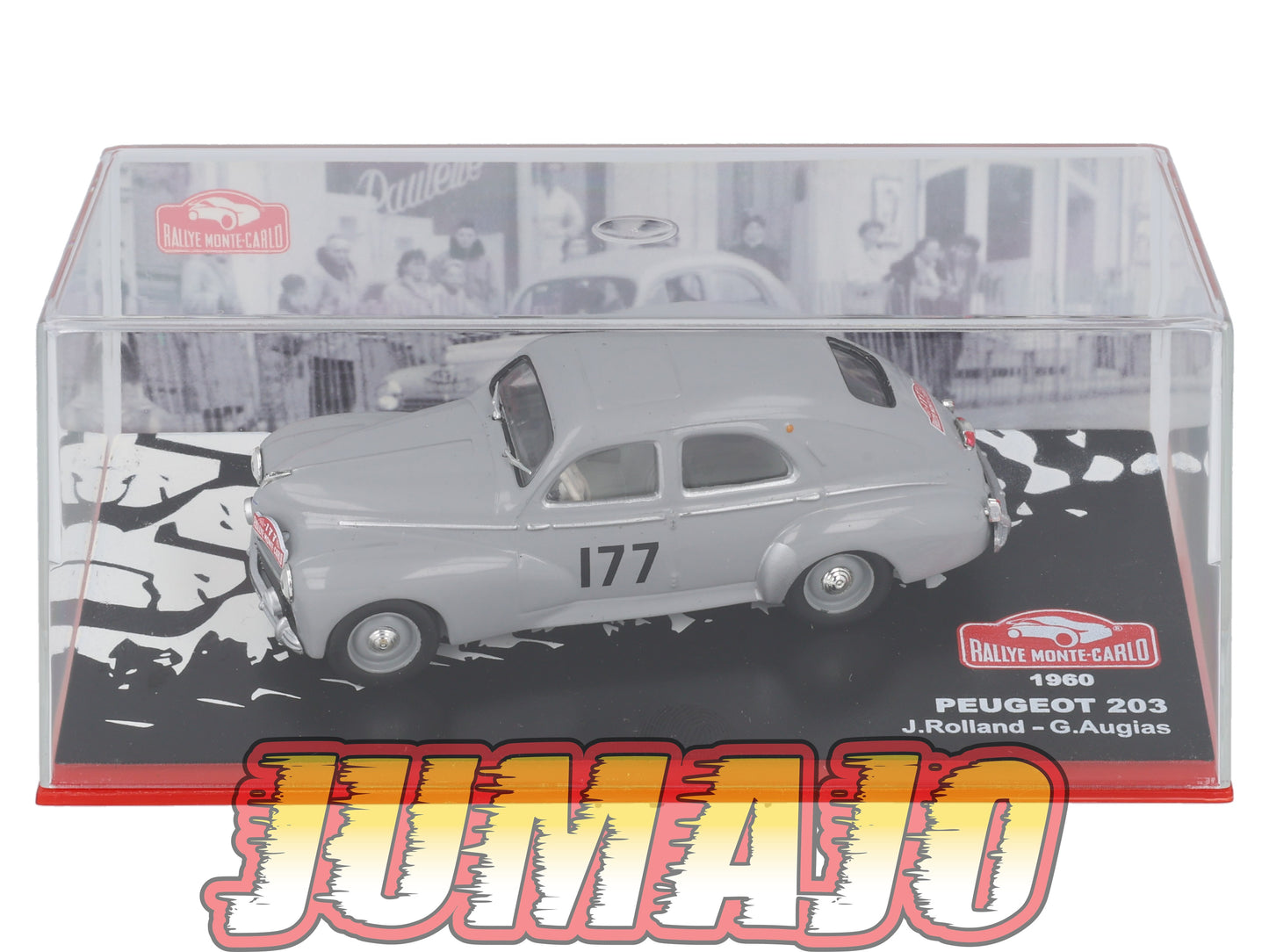 RMC80 voiture 1/43 IXO Altaya Rallye Monte-Carlo PEUGEOT 203 1960 #177 J.Rolland
