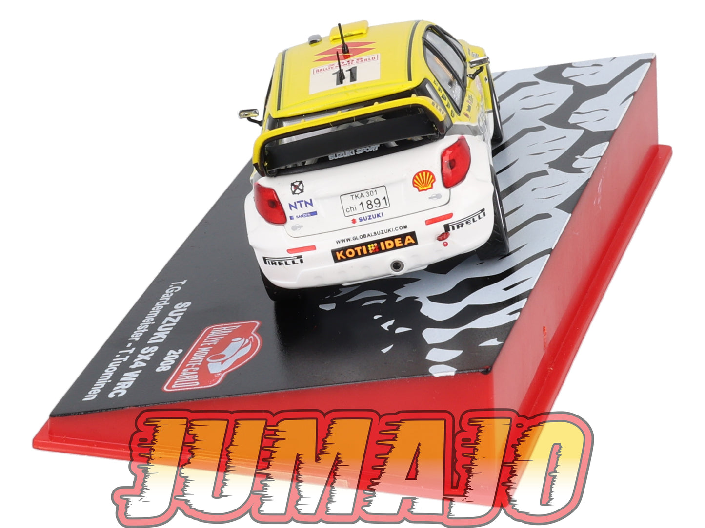 RMC84 Voiture 1/43 IXO Altaya Rallye Monte-Carlo SUZUKI SX4 WRC 2008 #11 T.Gardemeister