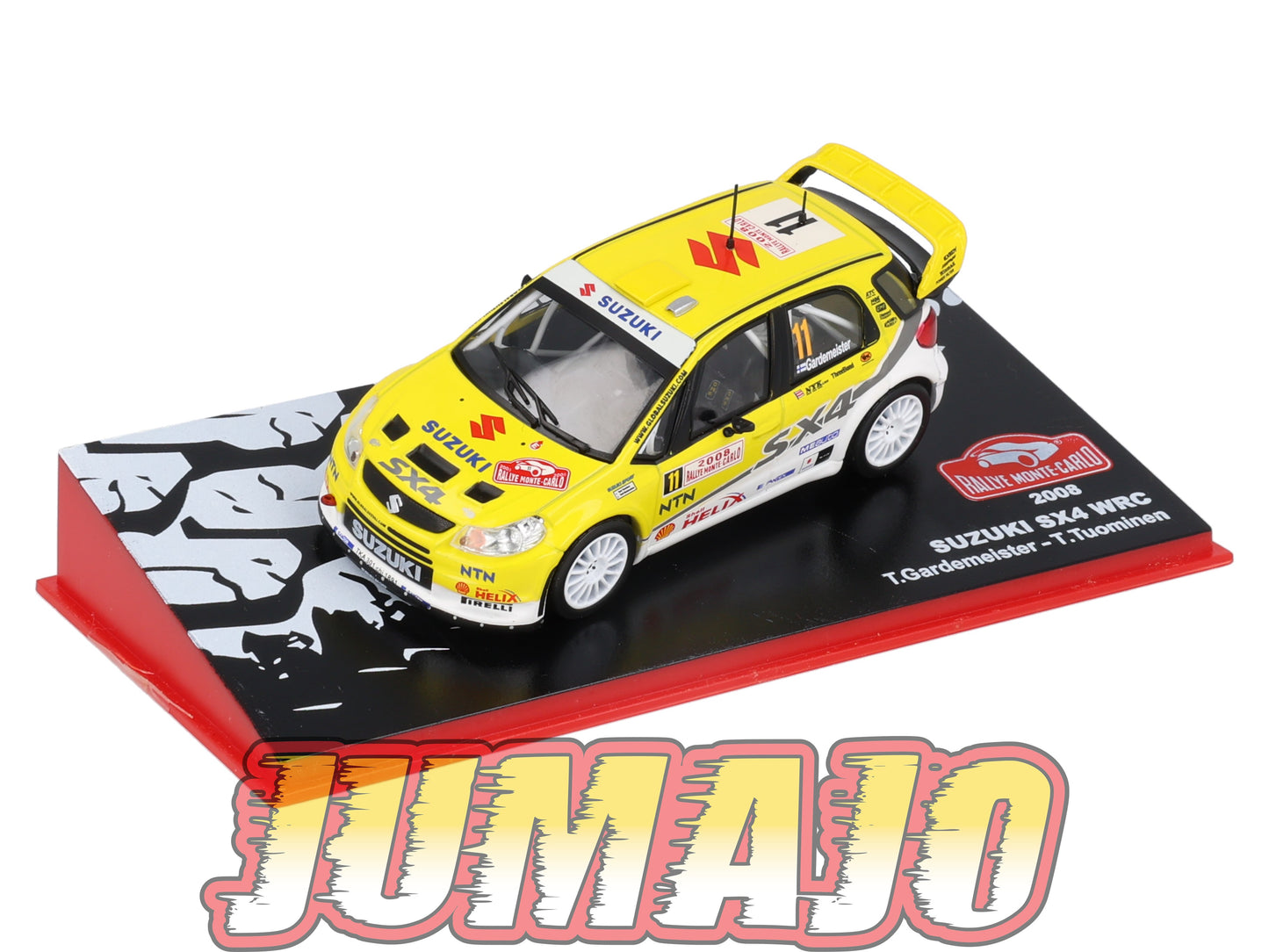 RMC84 Voiture 1/43 IXO Altaya Rallye Monte-Carlo SUZUKI SX4 WRC 2008 #11 T.Gardemeister