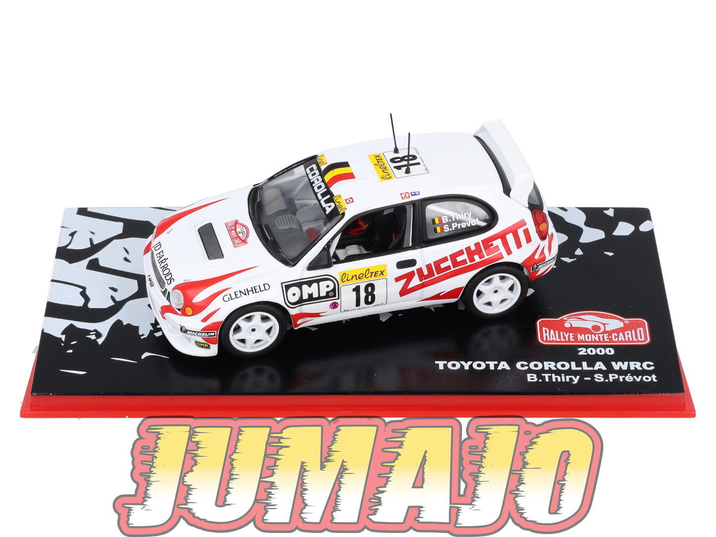 RMC85 Voiture 1/43 IXO Altaya Rallye Monte-carlo TOYOTA Corolla WRC 2000 #18 B.Thiry